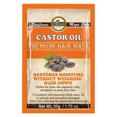 Difeel Premium Castor Oil Hair Mask Orange 50g