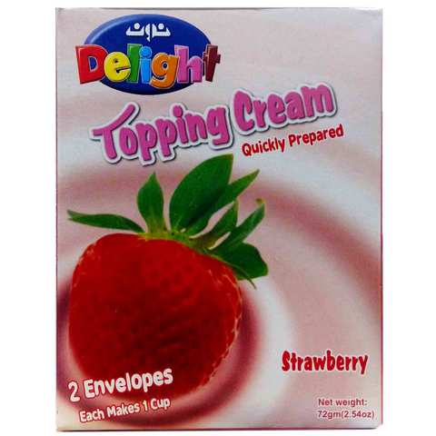 Noon Delight Topping Cream And Strawberry 72 Gram