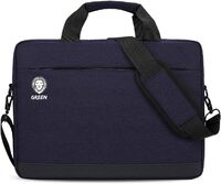 Green Lion Pulito Shockproof Laptop Bag 15.6&quot; Adjustable Shoulder Strap, Laptop Case For Business, Travel, &amp; School - Blue
