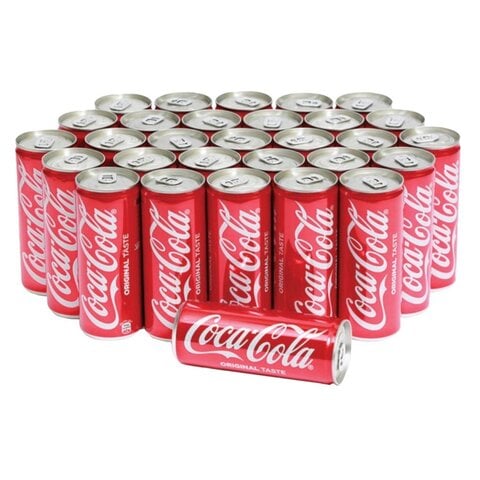 Coca Cola Original Soft Drink 250ml x Pack of 30