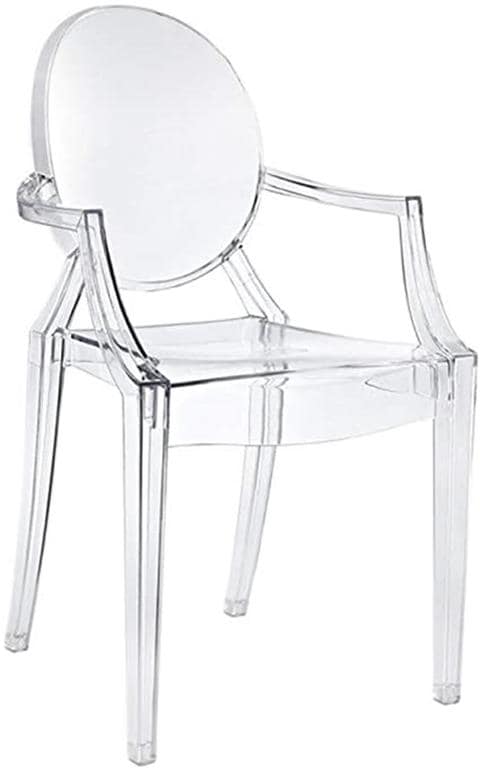 LANNY Ghost Clear Arm Chair 801
