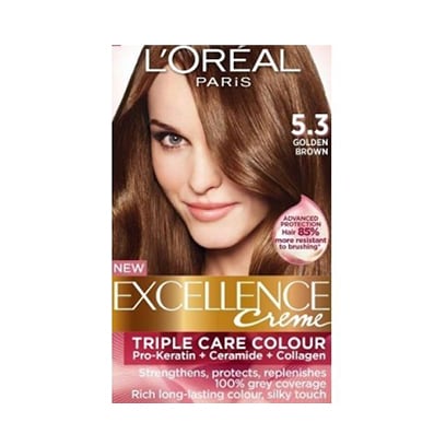 Buy Loreal Paris Excellence Hair Color  Light Golden Brown Online - Shop  Beauty & Personal Care on Carrefour Lebanon