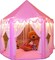 Princess Castle Girls Play Tent Toy, Kids Large Fairy Playhouse Tent with Star Lights