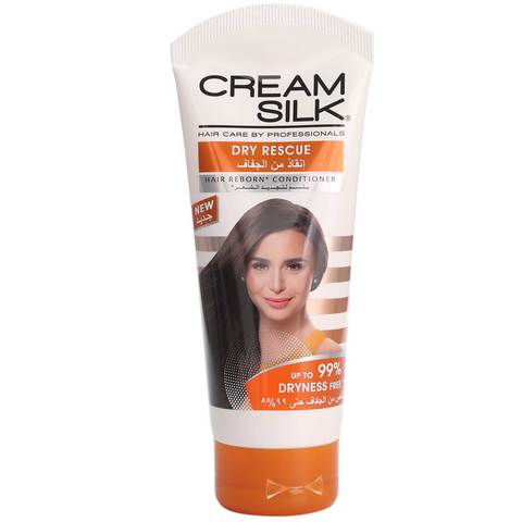 Cream Silk Hair Reborn Conditioner For Dry Frizzy Hair Dry Rescue Up To 97% Free From Dryness 180ml