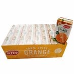Buy KDD Orange Juice 250ml x Pack of 24 in Kuwait