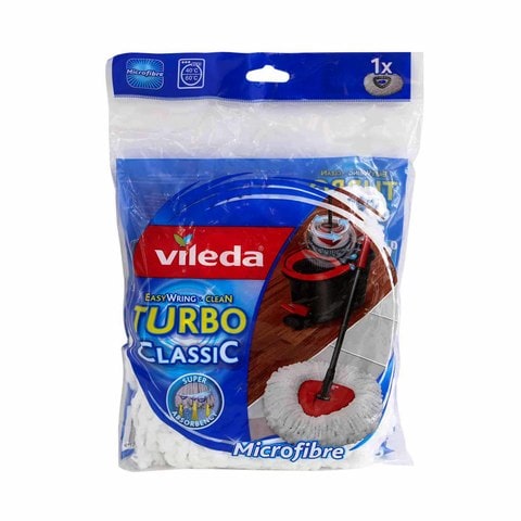 Remmen De volgende De Vileda Turbo Classic Floor Mop Refill 2.2x30x5.5cm White