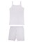 3- Pieces Cotton Camisole and Short underwear Girls Set White Dantel ( 1-2 ) Years