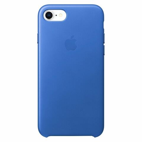 Apple Leather Case Cover For iPhone 8/7 Electric Blue
