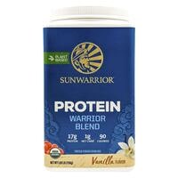 Sunwarrior Organic Protein Warrior Blend Vanilla Flavour Dietary Supplement 750g