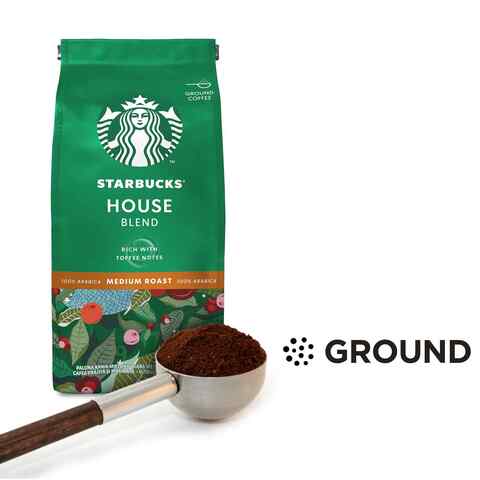 Starbucks House Blend Medium Roast Coffee 200g