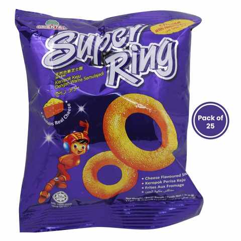 Oriental Super Ring Cheese Snacks 14g Pack of 25