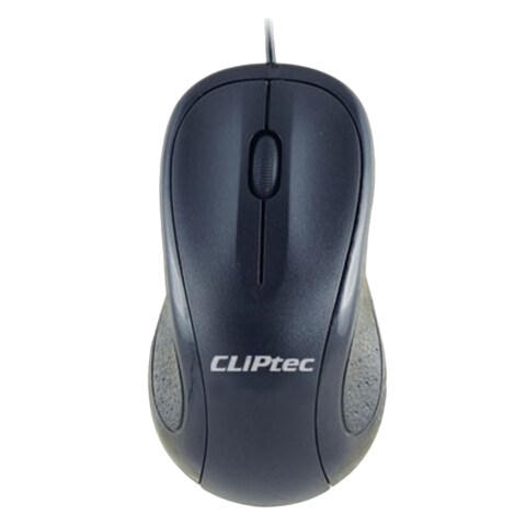 Cliptec Scroll Max RZS950 1000DPI Wired Optical Mouse Black