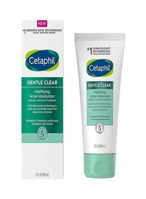 Cetaphil Gentle Clear Mattifying Acne Face Moisturizer 89ml