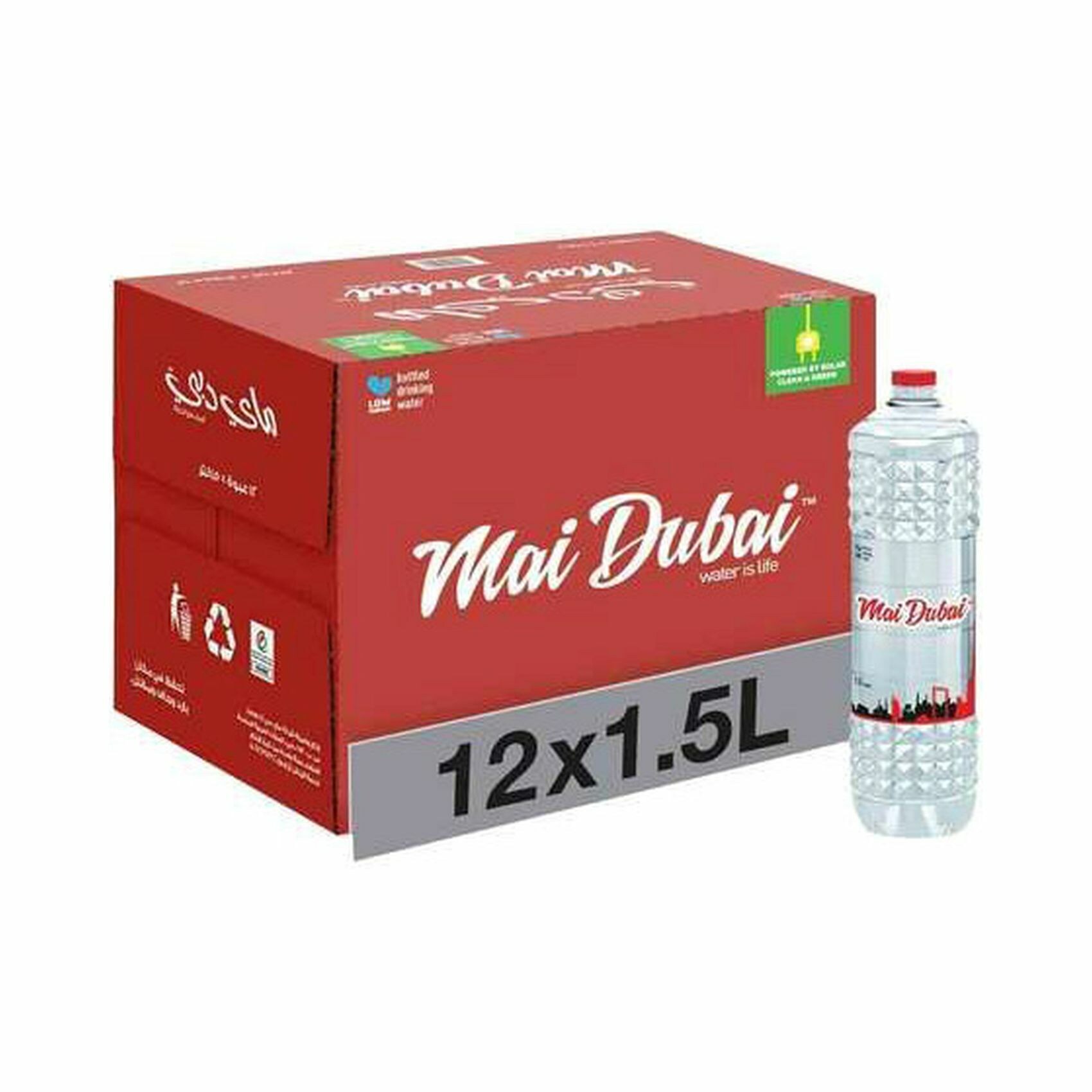Buy Mai Dubai Drinking Water 1.5L x12 Online Shop Beverages on