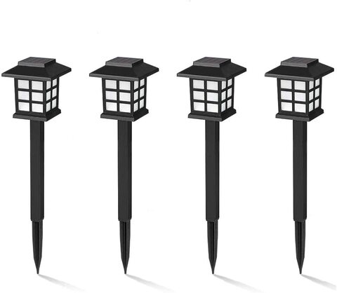 Jjone 4 Pack Solar Pathway Lights Outdoor, Waterproof Outdoor Solar Lights For Garden, Landscape, Path, Yard, Patio, Driveway, Walkway