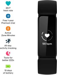 Fitbit Inspire 2 Health And Fitness Tracker - Black - FB418BKBK