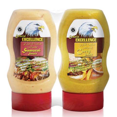Ethnic Excellence Samurai And Curry Sauce 300ml x2