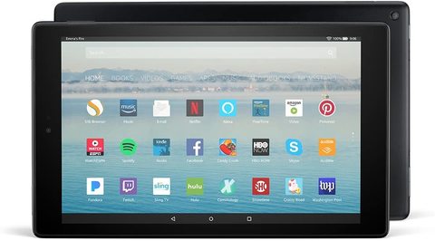 Amazon Fire HD 10 Tablet with Alexa Hands-Free (7th Gen), 10.1&quot; 1080p Full HD Display, 64GB, Wi-Fi, Black