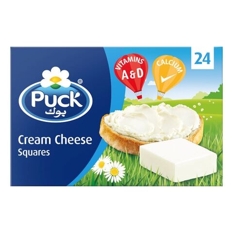 Puck Cream Cheese Squares 24  portions