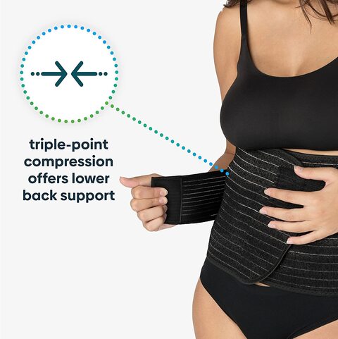 Buy Upspring Shrinkx Belly Charcoal Postpartum Belly Wrap