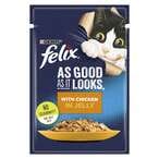 Buy Felix As Good As It Looks with Chicken in Jelly 85g in UAE