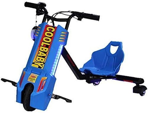 COOLBABY 24V Drifting Electric Trike Scooter with bluetooth