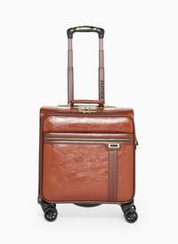 Partner Pilot Cabin PU Leather Business Luggage 20 Inch