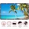 Wownect Projector Screen, 150 inch 16:9 Foldable Anti-Crease 4K Full HD Home Theater Projection Screen For Office Presentation Indoor Outdoor Movie Curtain Gaming Screen