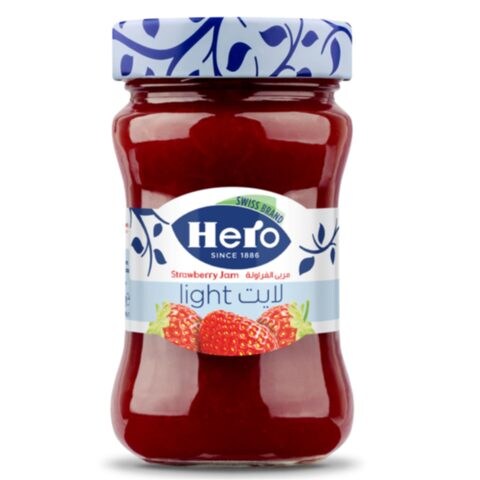 HERO LIGHT STRAWBERRY JAM 280 GR