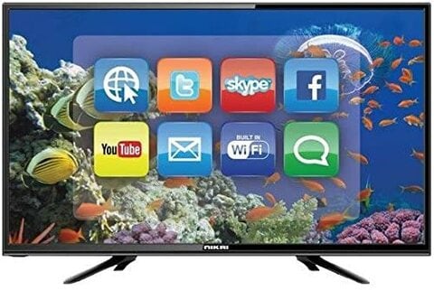 Nikai 65 Inch Ultra HD Android Smart LED TV UHD65SLED, Black