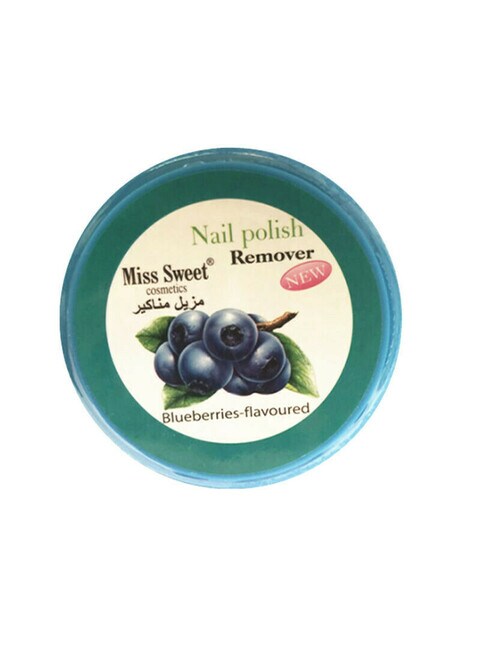 Buy Miss Sweet Nail Polish Remover Pads Blueberries in UAE