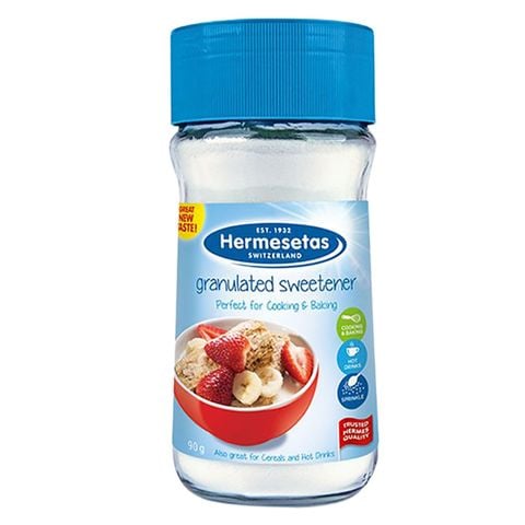 Buy Hermesetas Granulated Sweetener 90g Online - Shop Food Cupboard on  Carrefour UAE