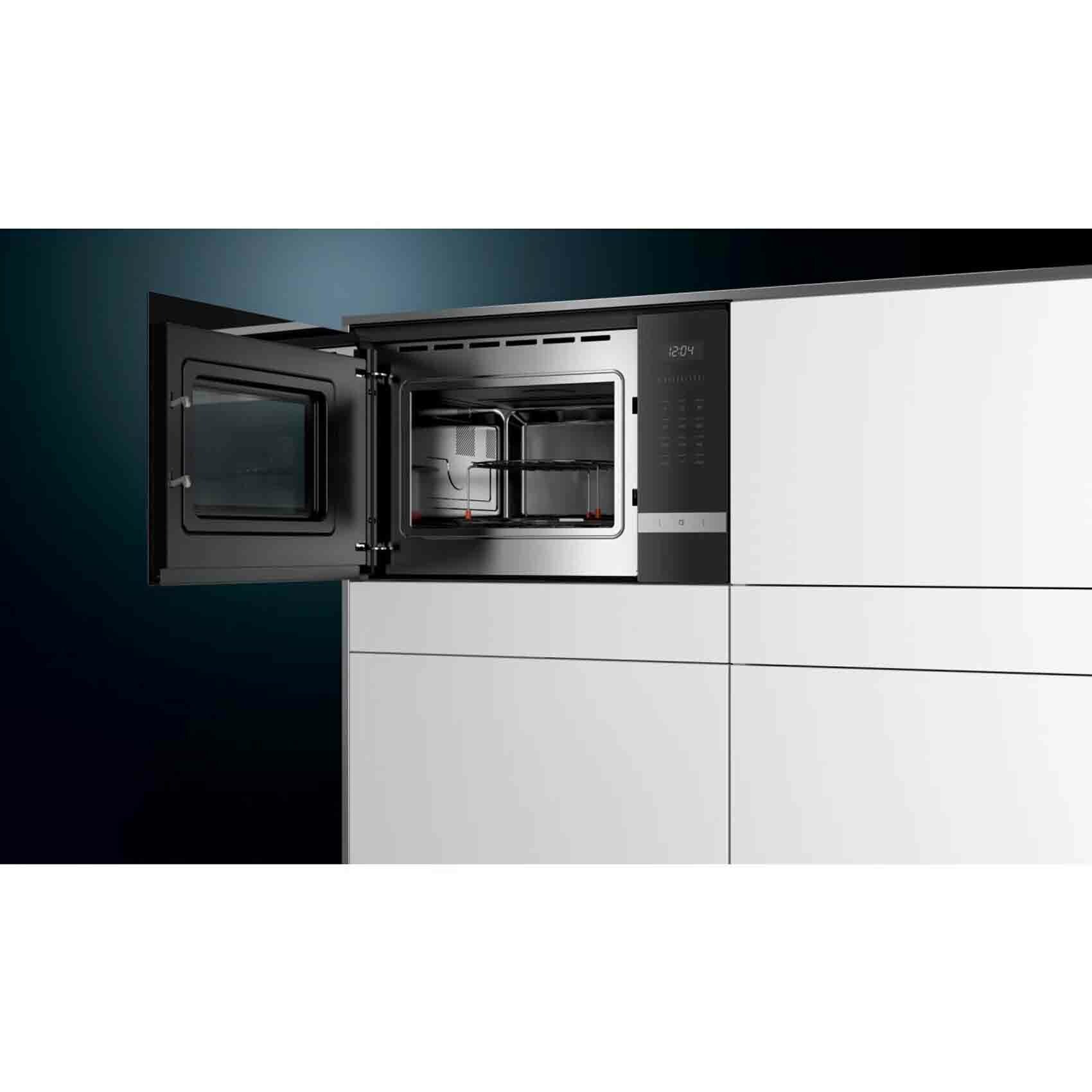 Buy Siemens iQ500 BuiltIn Microwave With Grill 25L BE555LMS0M Black Online Shop Electronics