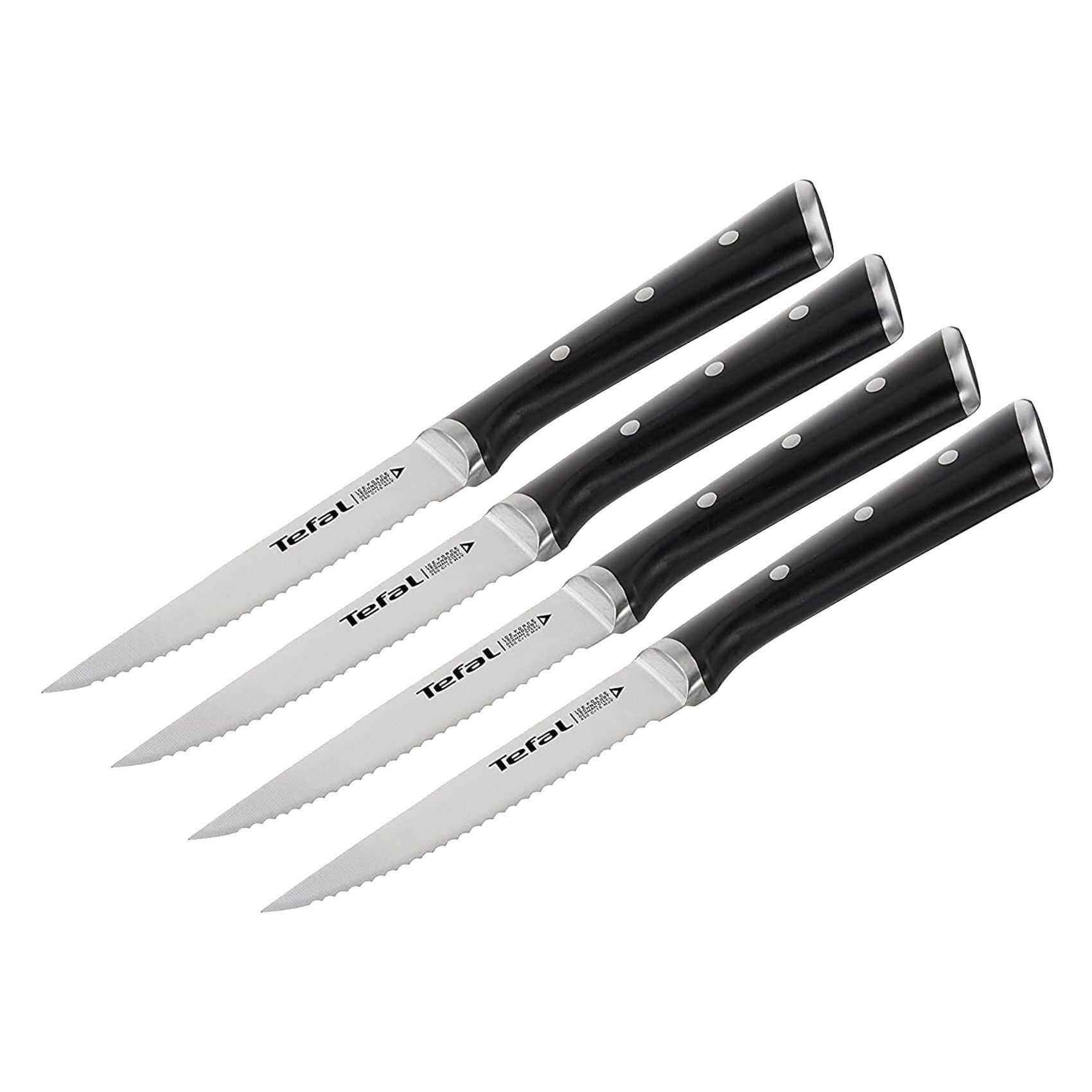6 Pcs Aria Rosegold Knife Set with Block - Penguen Collection