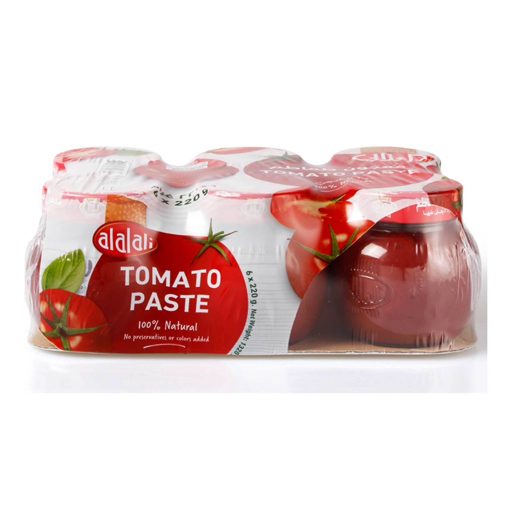 Buy Al Alali Tomato Paste 220g x Pack of 6 Online Shop Food Cupboard