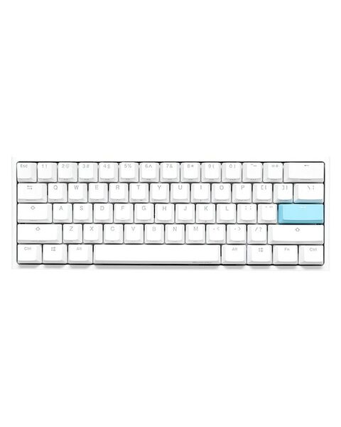 Ducky One 2 Mini White Speed Silver Switch Arabic layout Gaming Keyboard