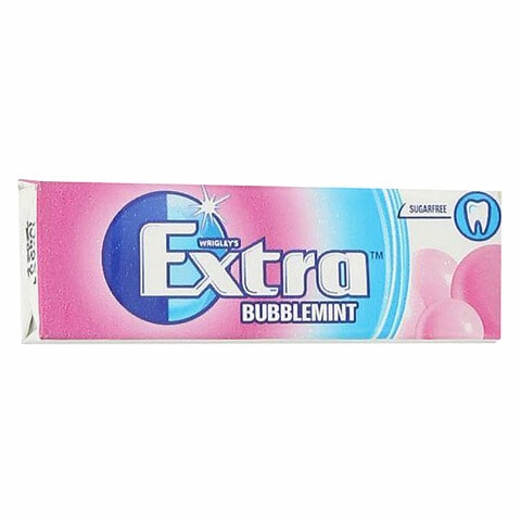 Wrigley&#39;s Extra Bubblemint Sugar Free Gum 14g