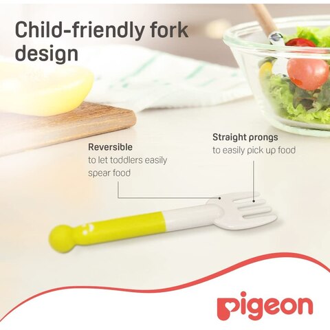 Pigeon Self Wean Spoon And Fork Set 03142 Multicolour Pack of 3