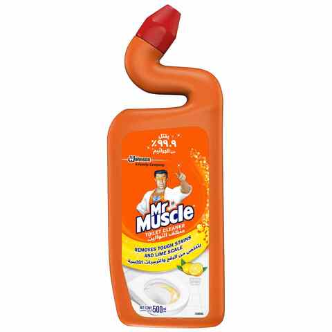 Mr. Muscle 5in1 Lemon Liquid Toilet Cleaner 500ml