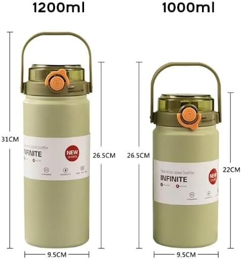 Green 2024 thermos flask