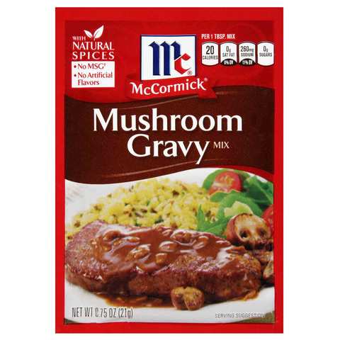 Mccormick Mushroom Gravy Mix 21 Gram