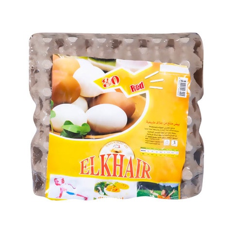 El Kheir Red Eggs - 30 Pieces