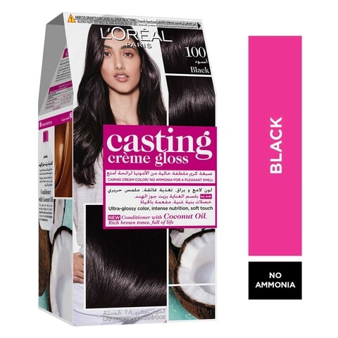L&#39;Oreal Paris Casting Creme Gloss Hair Colour 100 Black Licorice