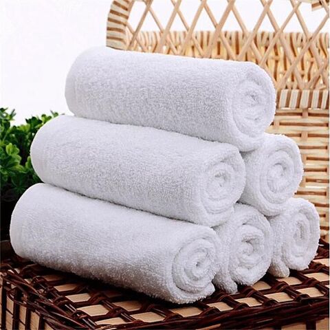 White cotton best sale hand towels