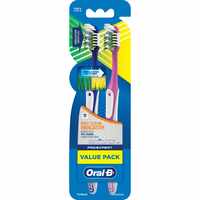 Oral-B Pro-Expert Max Clean Indicator Manual Toothbrush Medium Value Pack 2 PCS