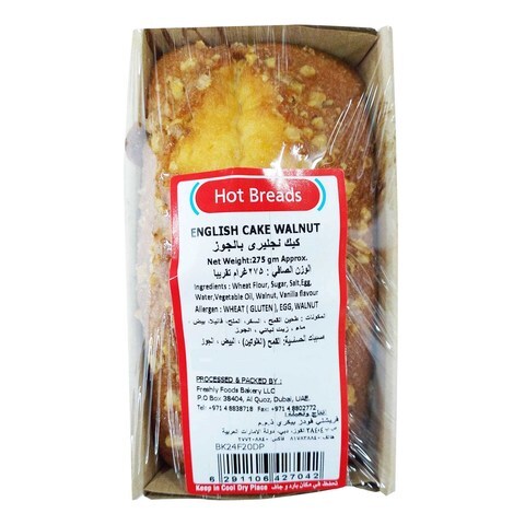 Hot Breads Walnut English Cake 275g