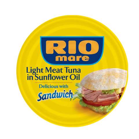 Rio Mare Light Meat Tuna In Sunflower Oil 160g
