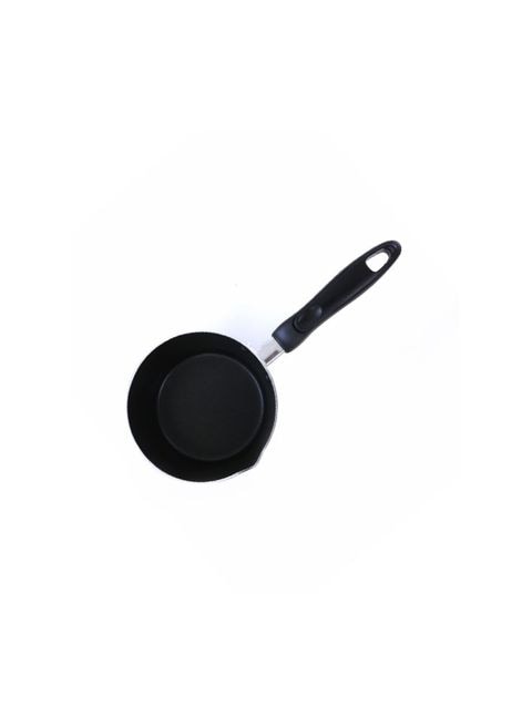 ROYALFORD Non-Stick Milk Pan With Handle Black/Beige 14centimeter