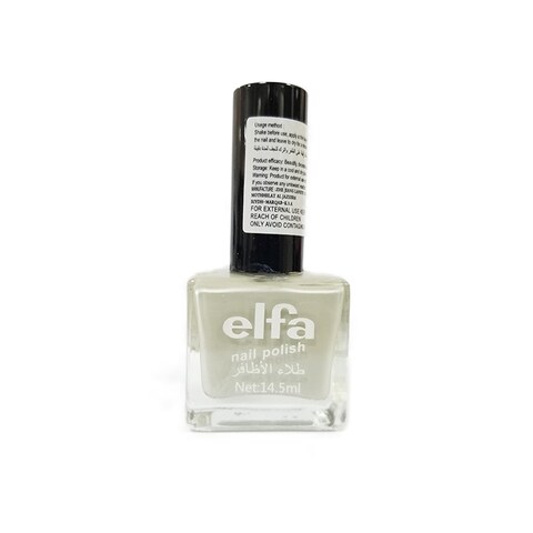 Buy Elfa Nail Polish 55 Grey 14.5ml in Saudi Arabia