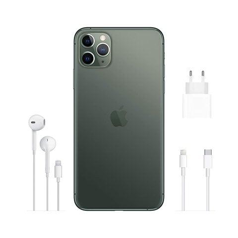 Buy Apple Iphone 11 Pro Max With Facetime 64gb 4g Lte International Version Midnight Green Online Shop Smartphones Tablets Wearables On Carrefour Uae